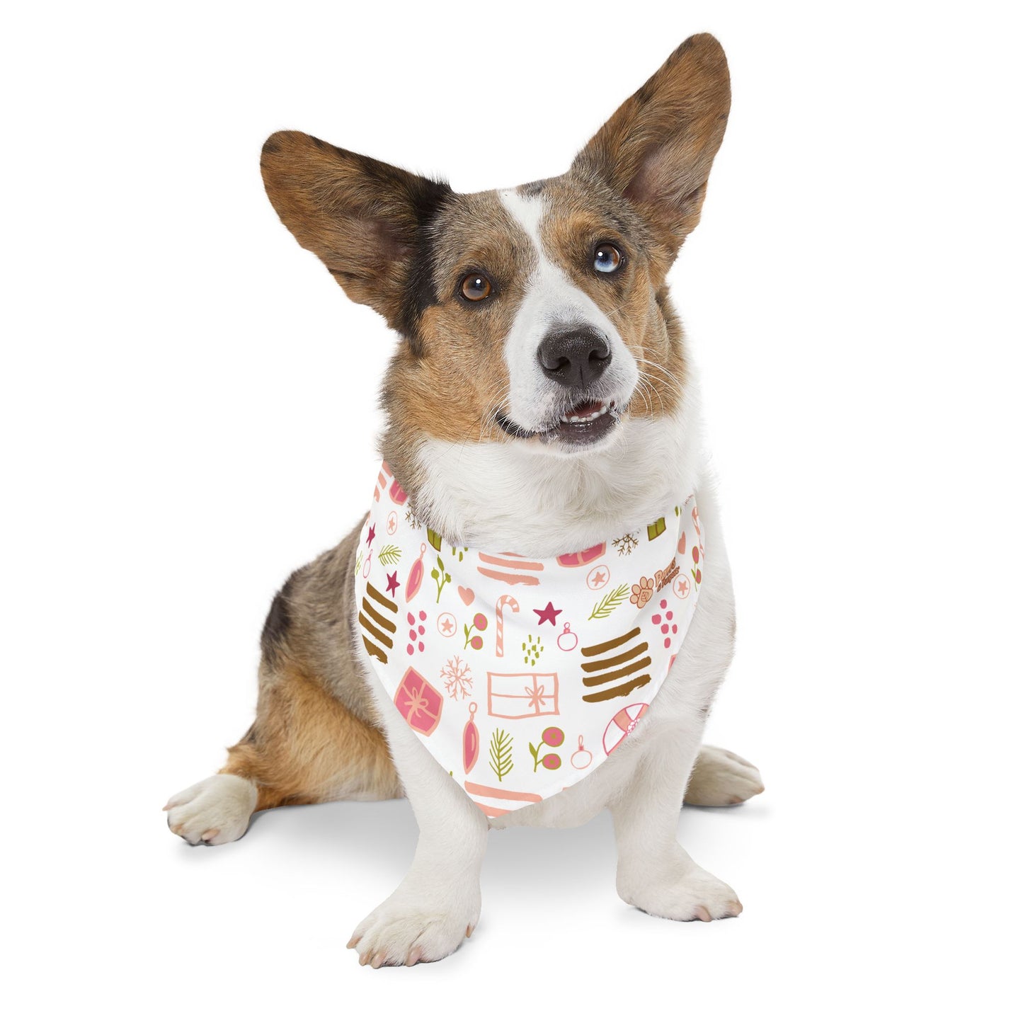 Pet Bandana: Pink Holiday