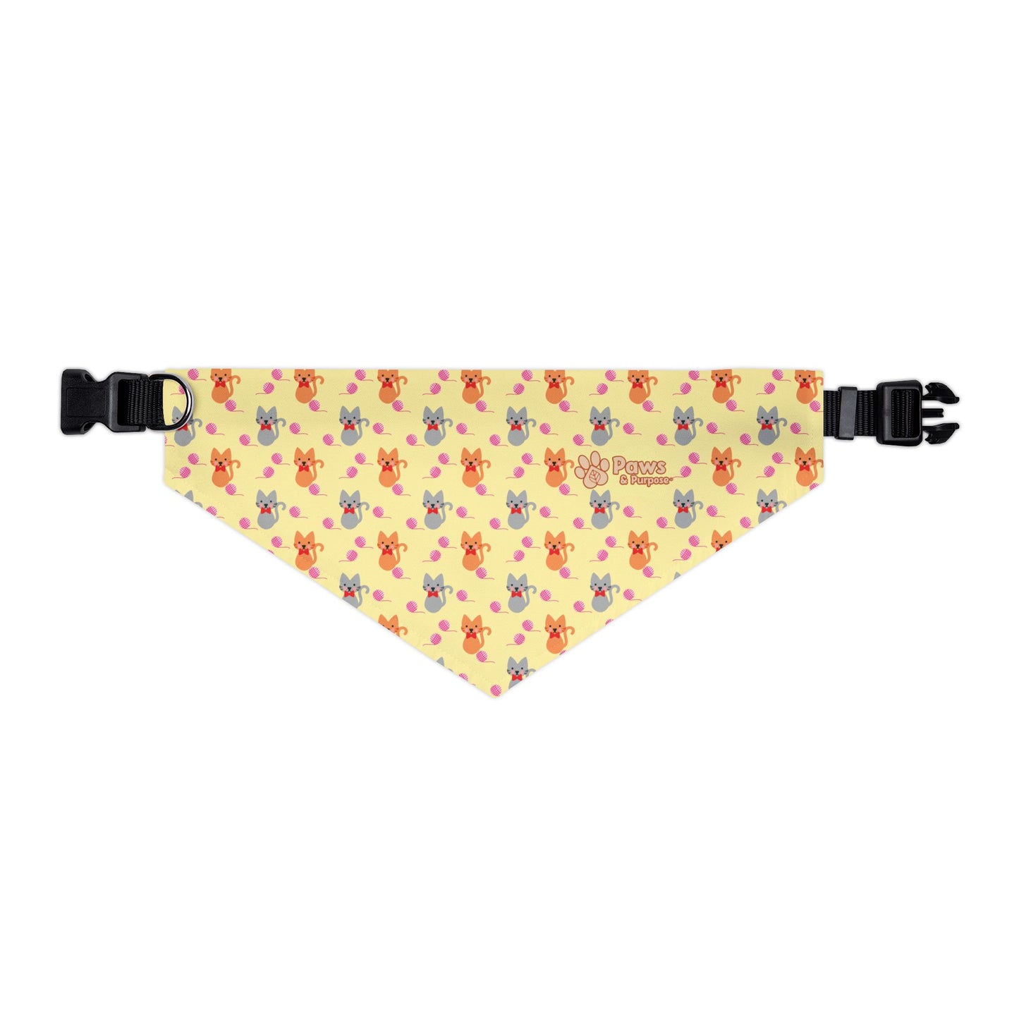 Pet Bandana: Cats and Yarn