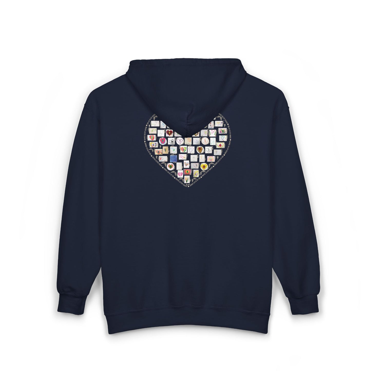 GHS Super Plush Hearts and Leaves Zipped Hoodie (Adult: Unisex)