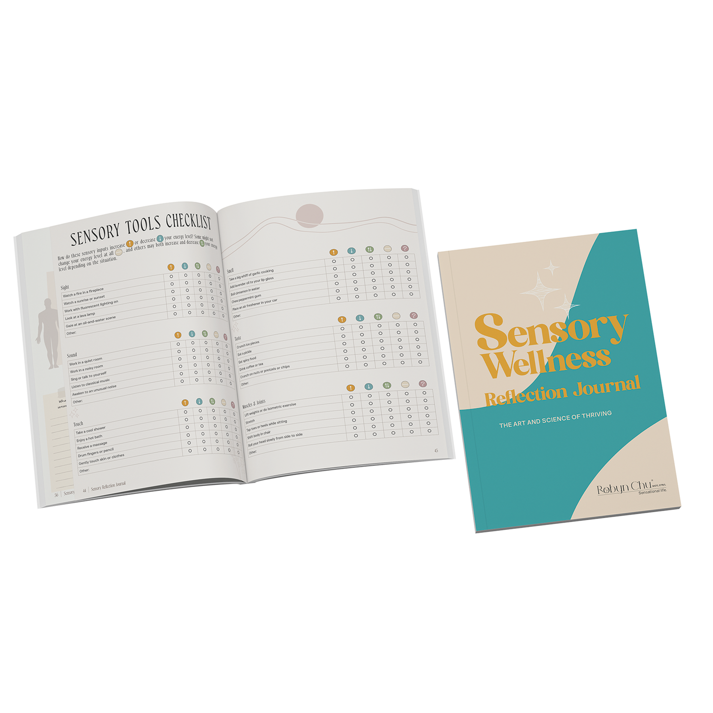 Sensory Wellness Reflection Journal (Paperback) by Robyn Chu