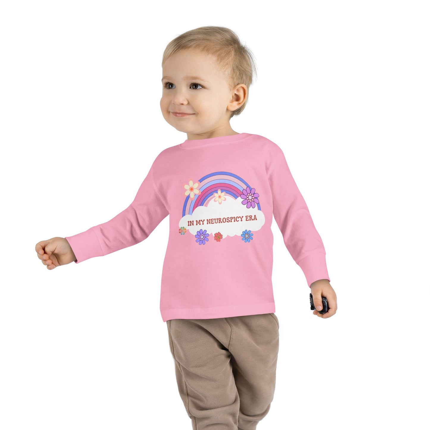 Neurospicy Era Toddler Long Sleeve Tee (Girls and Boys)