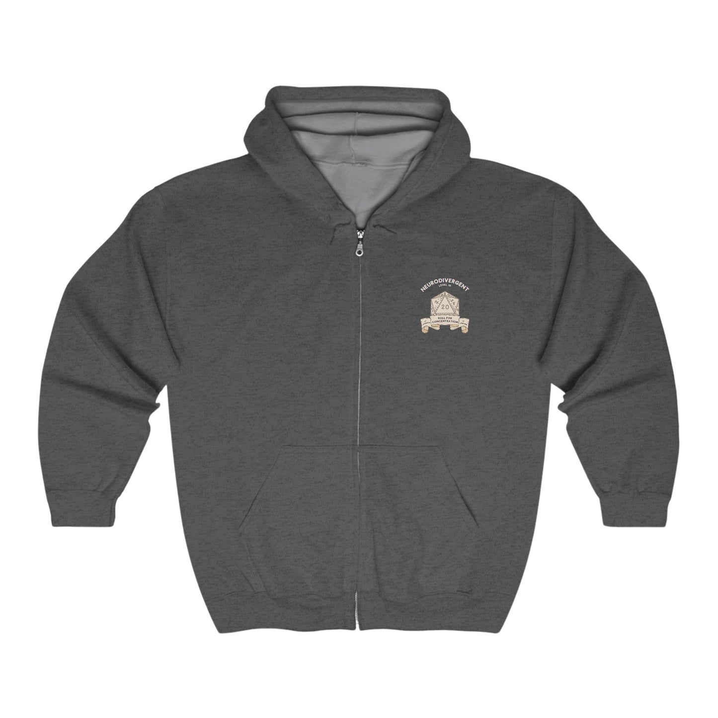 Dice Super Warm Zipped Hoodie (Unisex: Teens, Women, and Men)