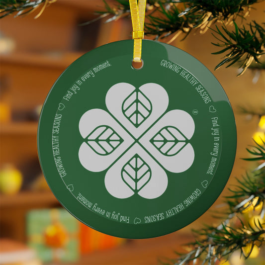 GHS Commemorative Glass Ornament (Green)