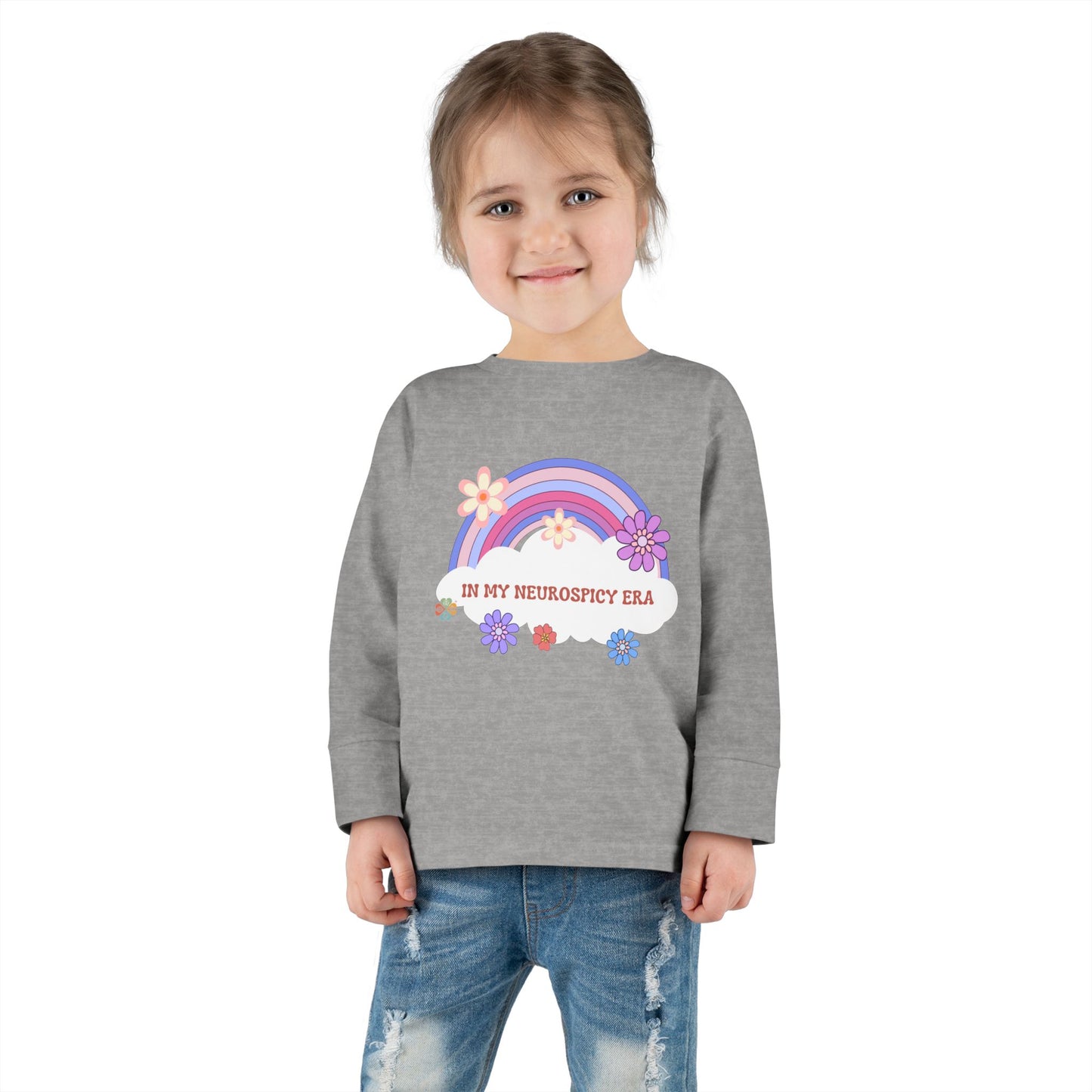 Neurospicy Era Toddler Long Sleeve Tee (Girls and Boys)