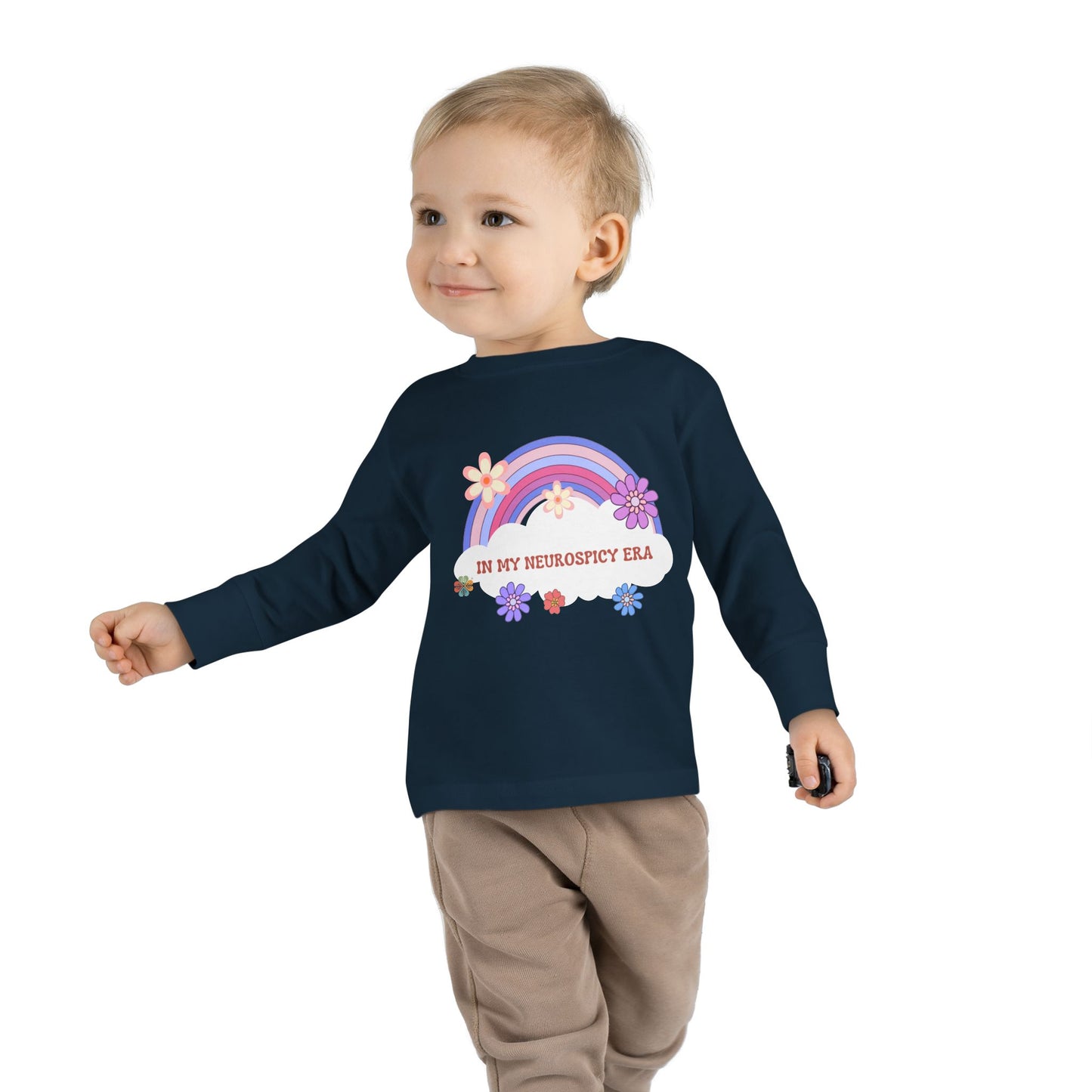 Neurospicy Era Toddler Long Sleeve Tee (Girls and Boys)