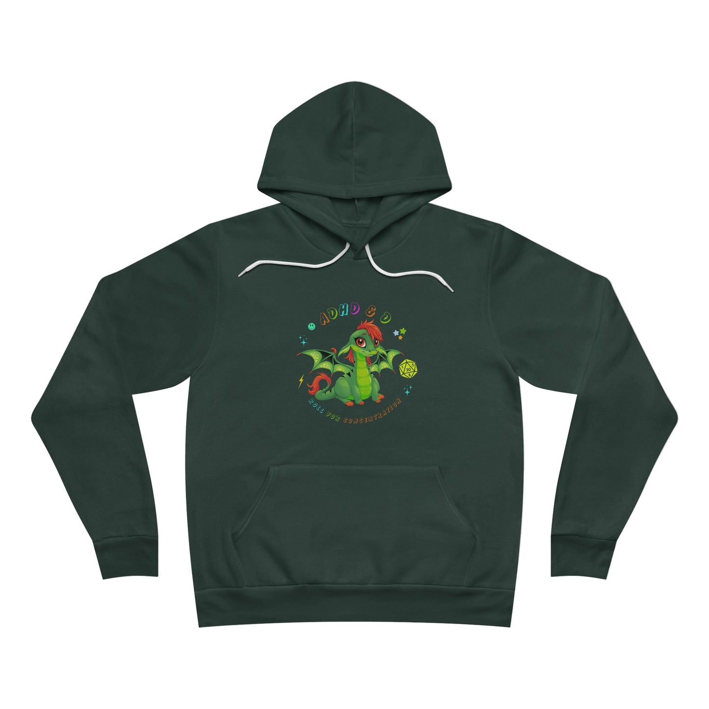 Green Dragon Super Soft Pullover Hoodie (Unisex: Teens, Women, and Men)