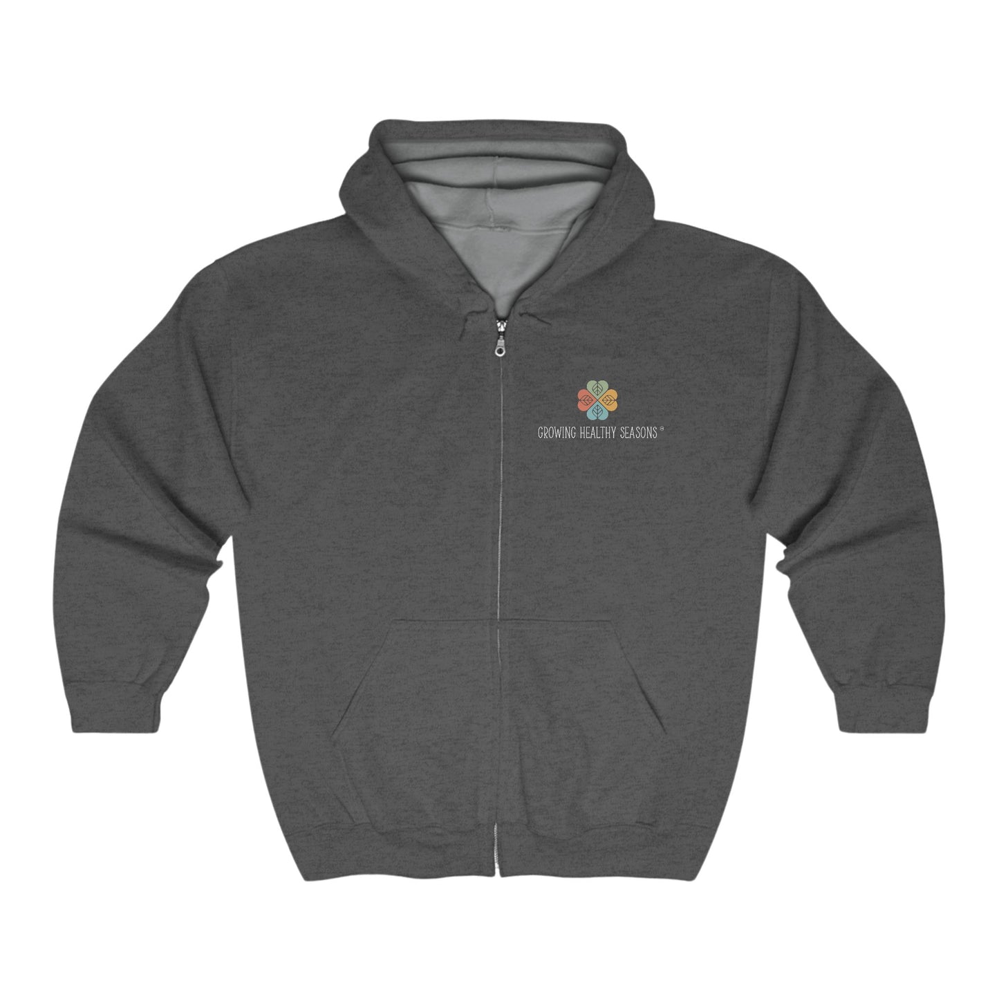 GHS Unisex Heavy Blend Zip Hoodie (front/back logo)