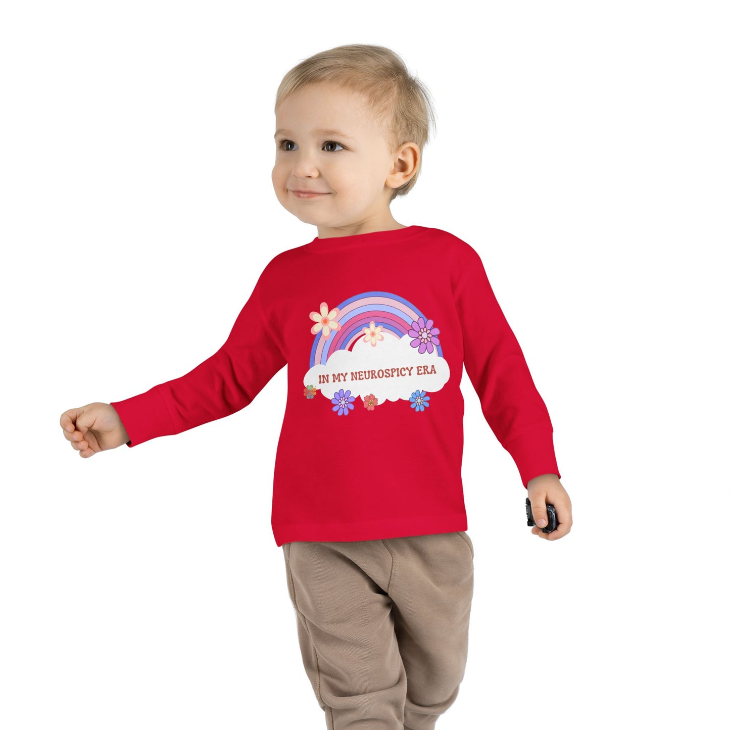 Neurospicy Era Toddler Long Sleeve Tee (Girls and Boys)