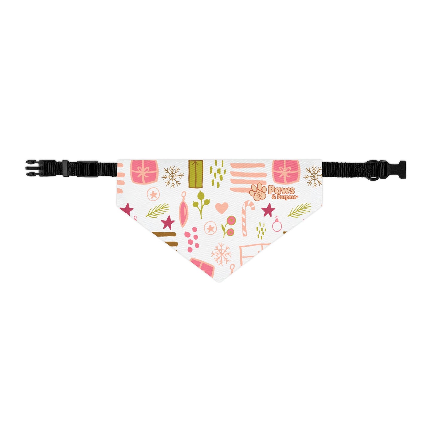 Pet Bandana: Pink Holiday