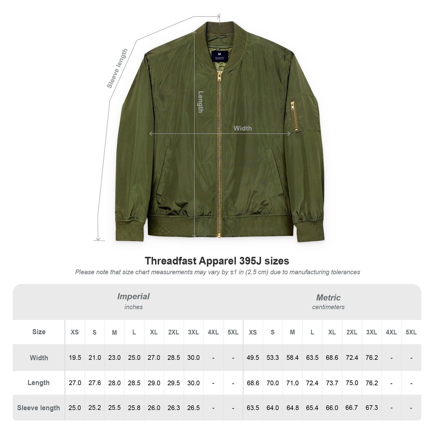GHS Embroidered Military Green Jacket (Adult: Unisex)