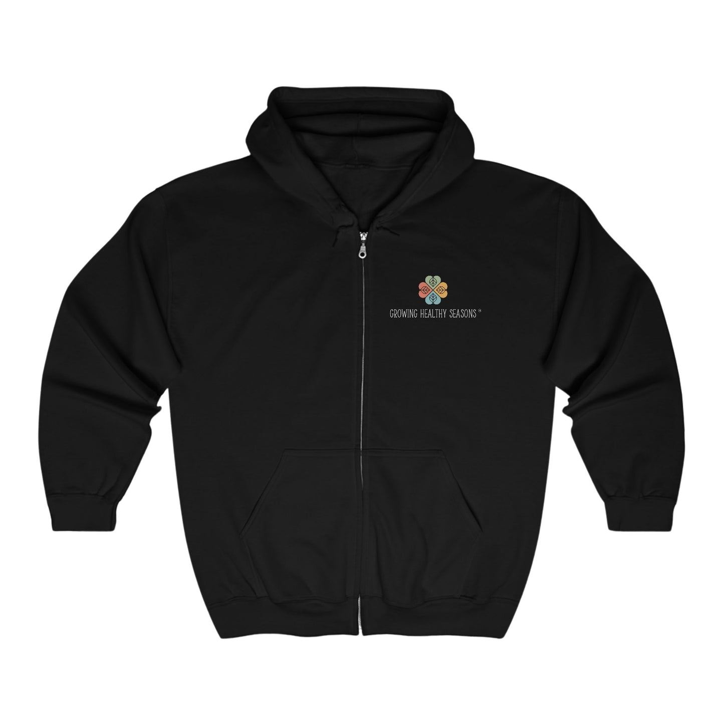 GHS Unisex Heavy Blend Zip Hoodie (front/back logo)