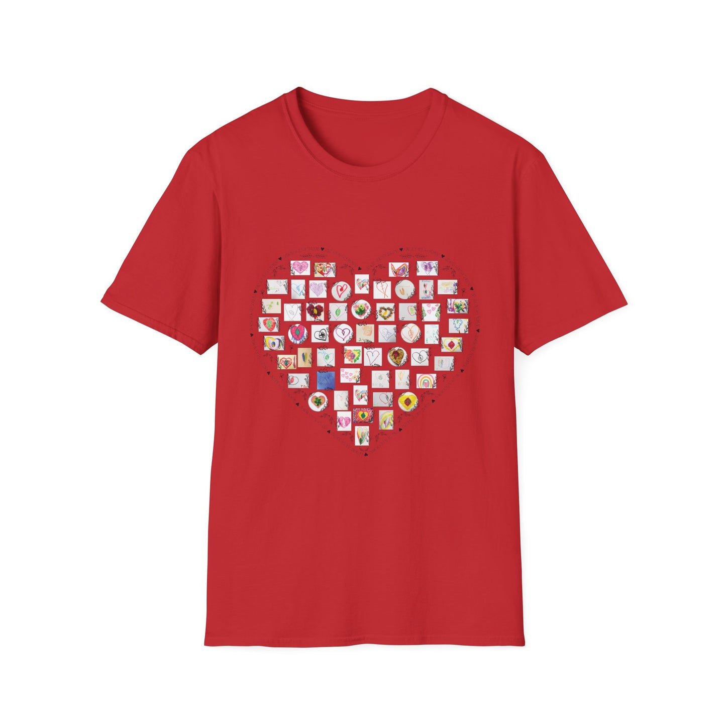 Adult Hearts and Leaves Comfy Tee (Unisex)