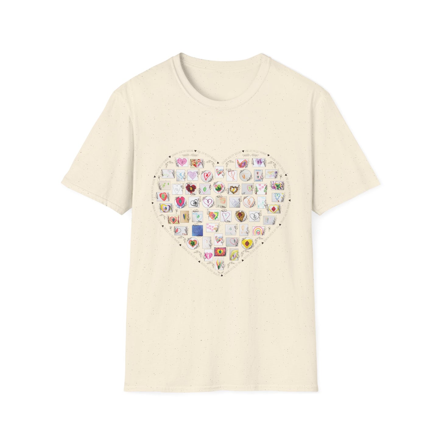 Adult Hearts and Leaves Comfy Tee (Unisex)