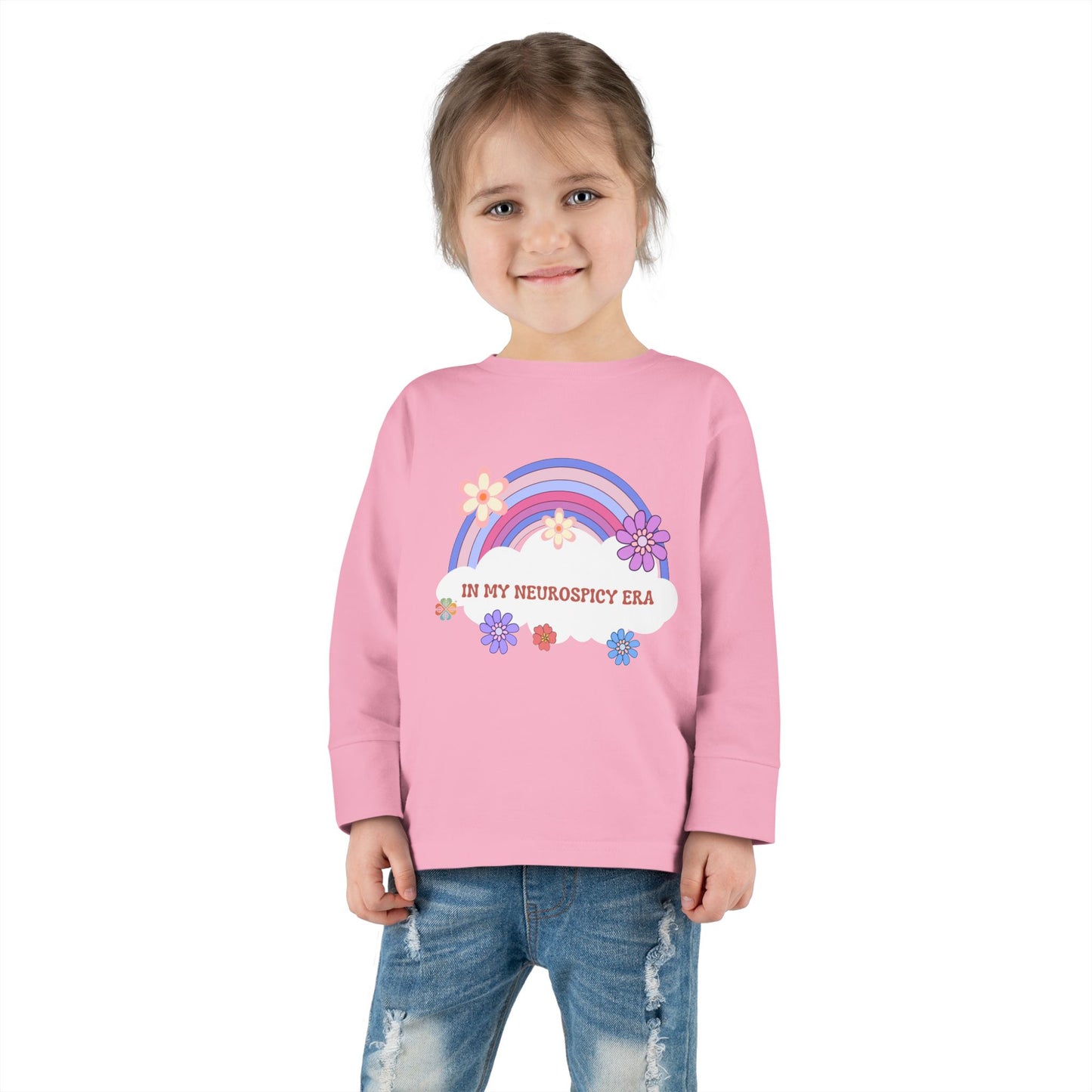 Neurospicy Era Toddler Long Sleeve Tee (Girls and Boys)