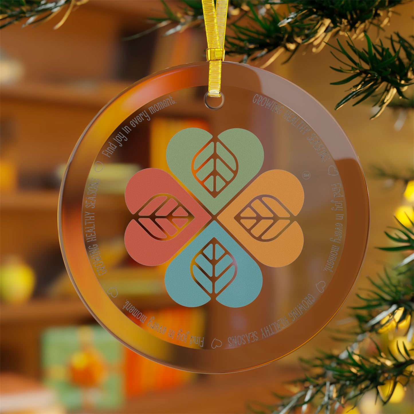 GHS Commemorative Glass Ornament (Color Logo)