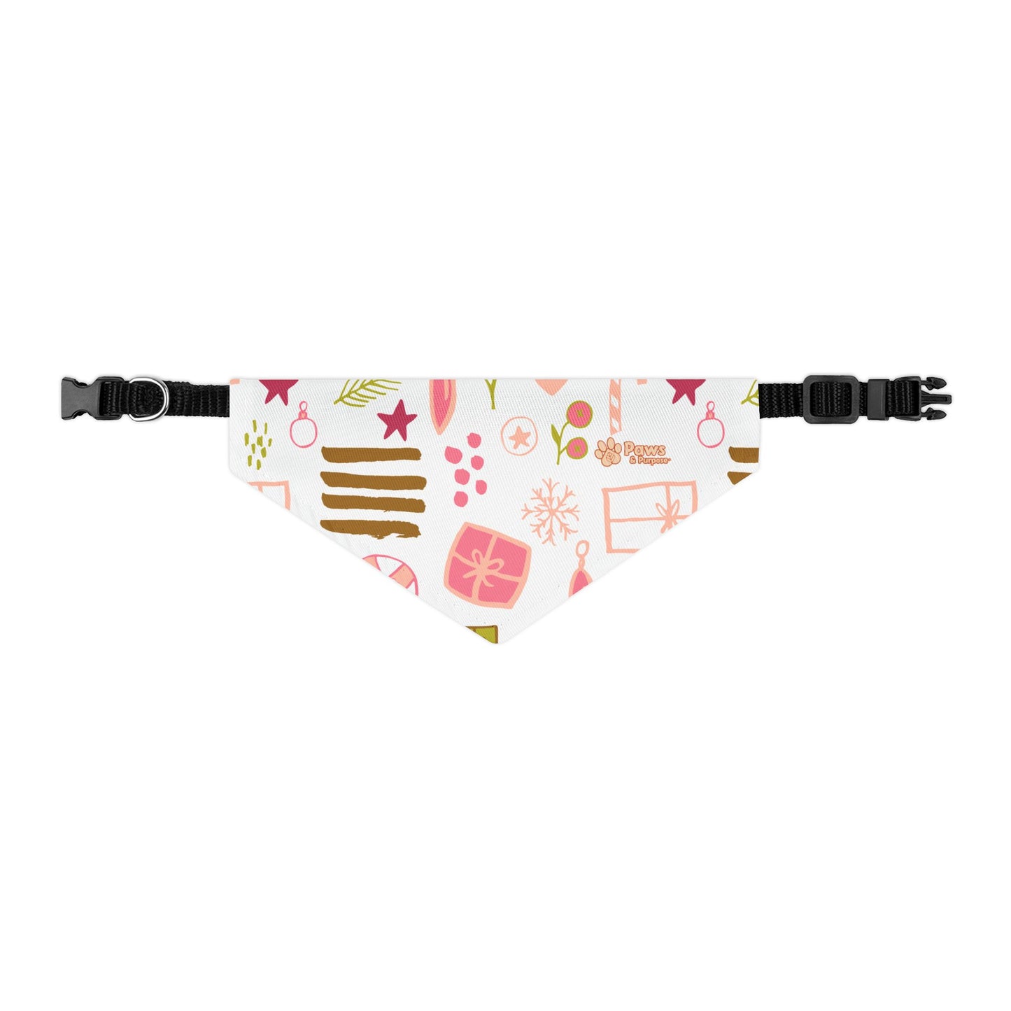 Pet Bandana: Pink Holiday