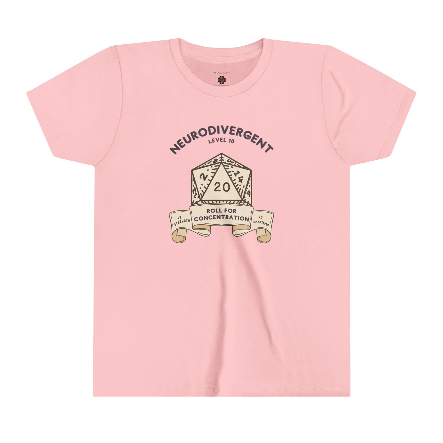 Roll for Concentration Tee (Kids: Girls and Boys)