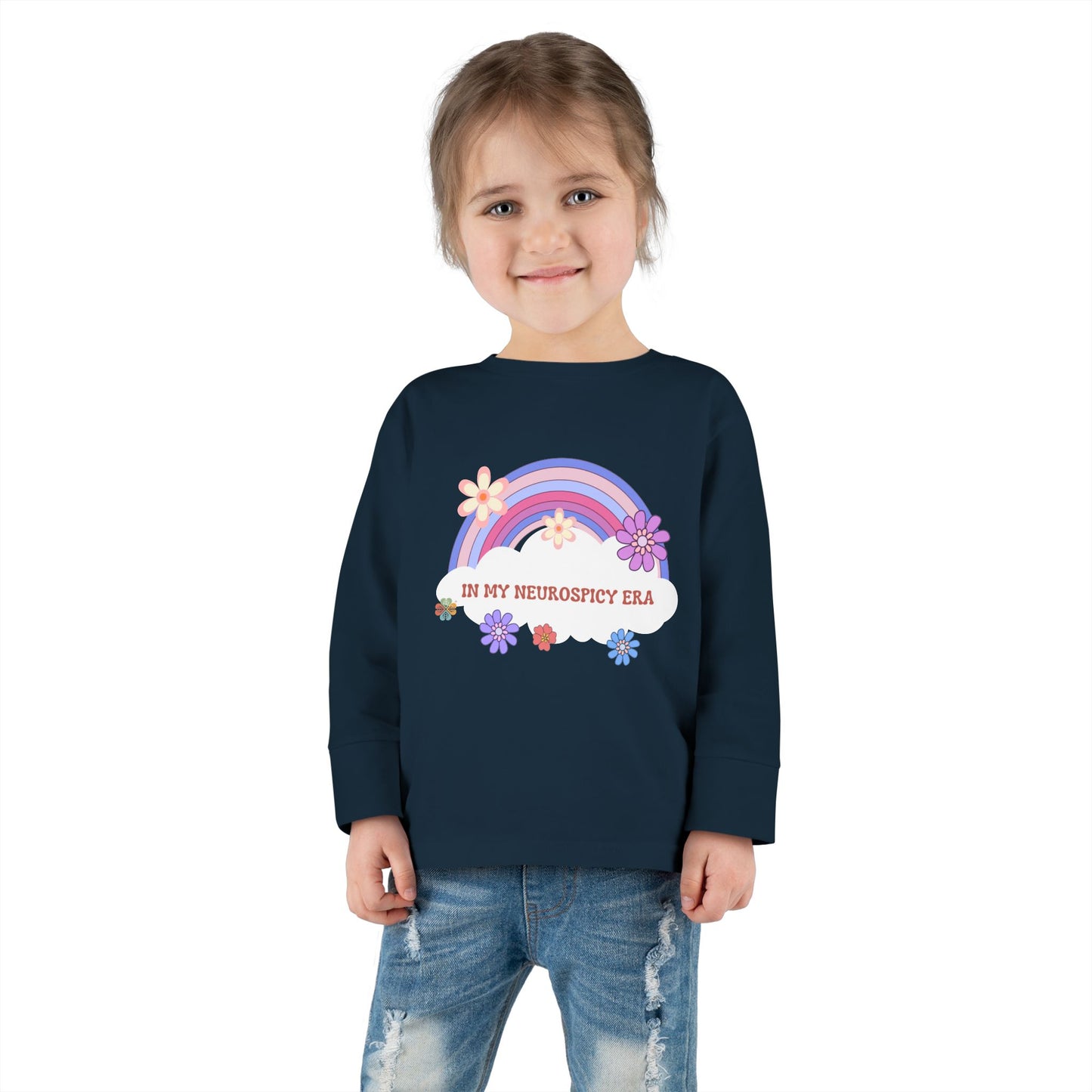 Neurospicy Era Toddler Long Sleeve Tee (Girls and Boys)