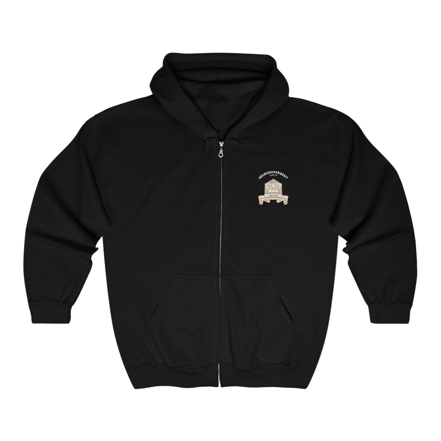 Dice Super Warm Zipped Hoodie (Unisex: Teens, Women, and Men)