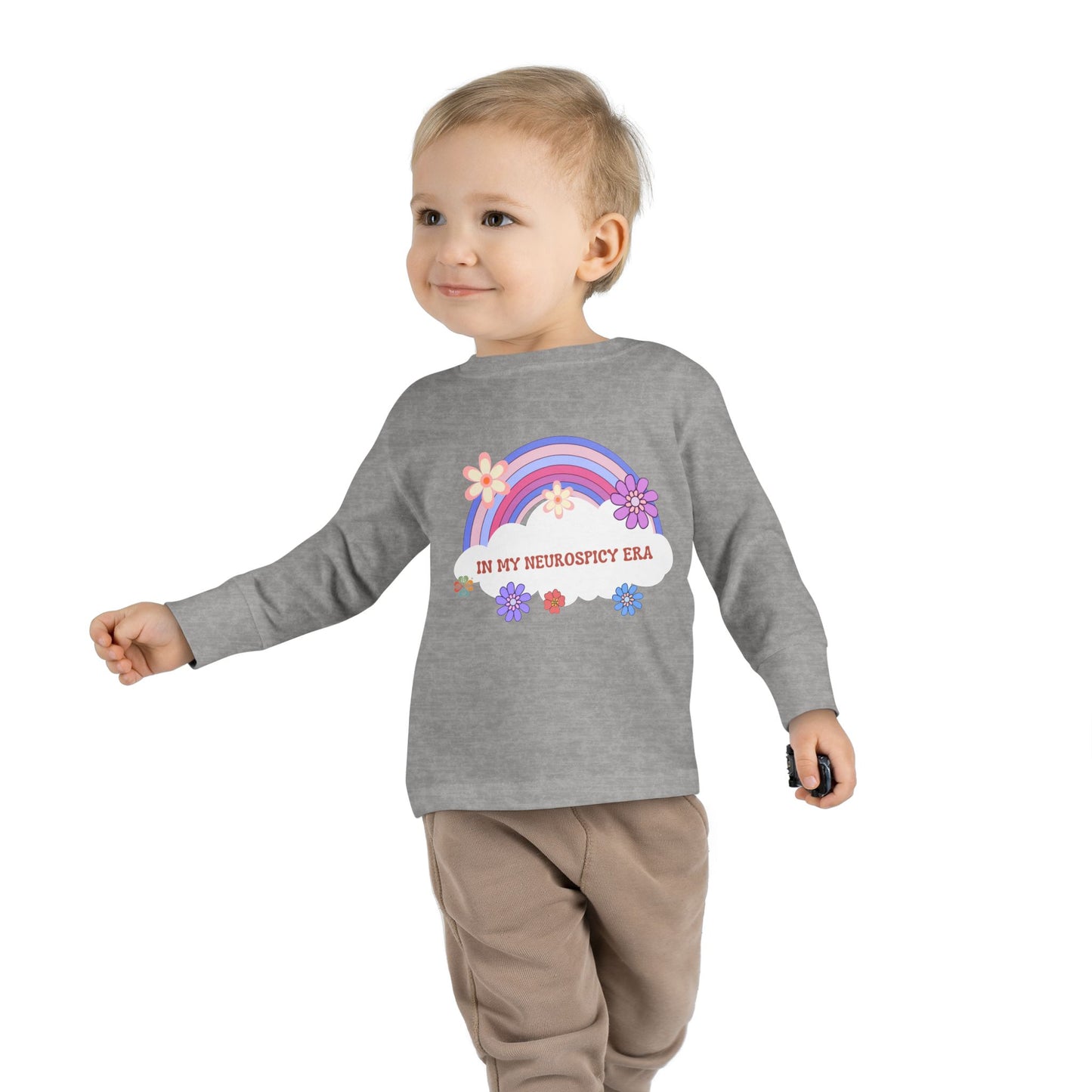 Neurospicy Era Toddler Long Sleeve Tee (Girls and Boys)