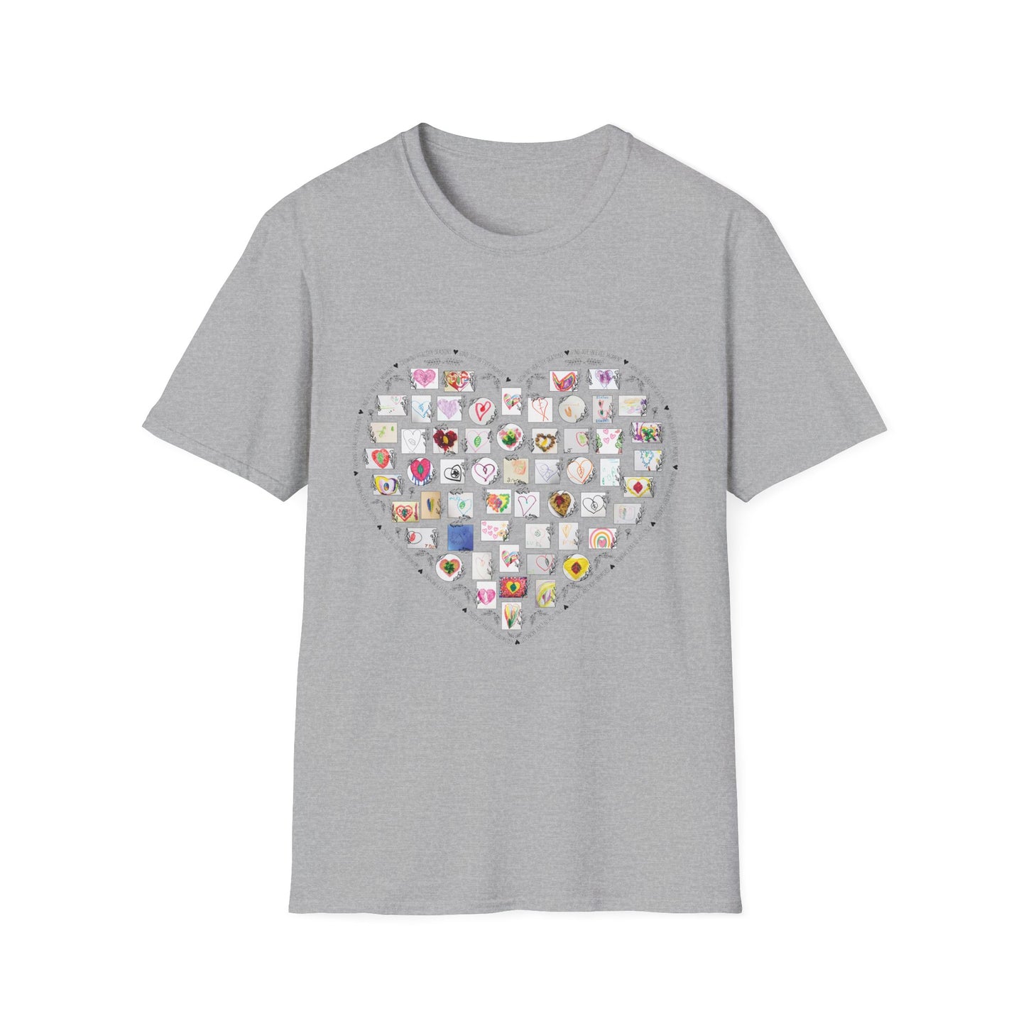 Adult Hearts and Leaves Comfy Tee (Unisex)
