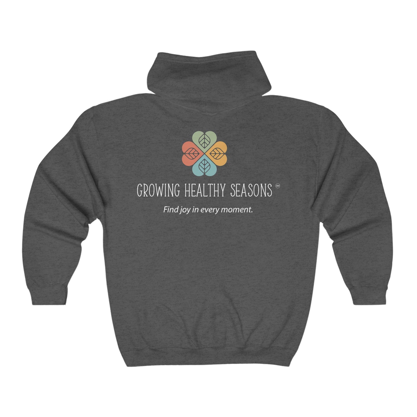 GHS Unisex Heavy Blend Zip Hoodie (front/back logo)