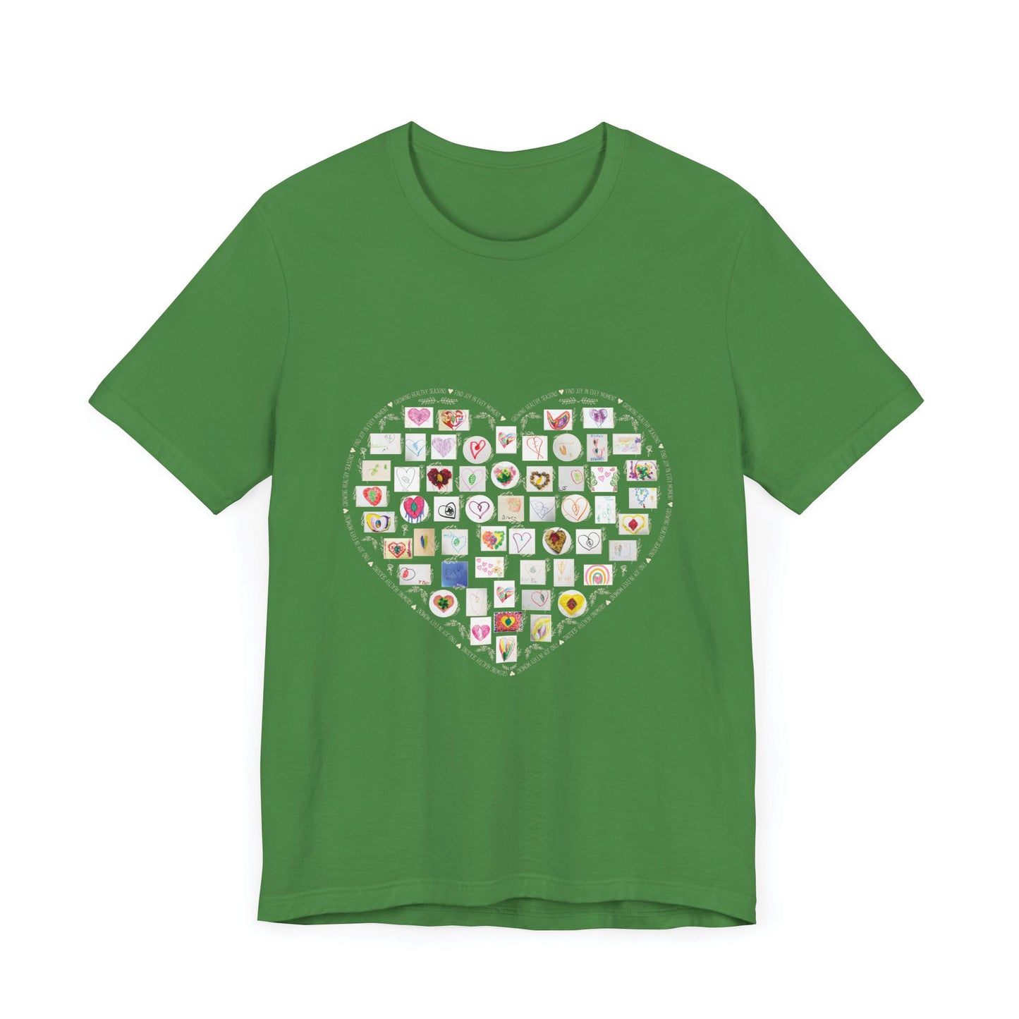 Adult Hearts and Leaves Comfy Tee (Unisex)