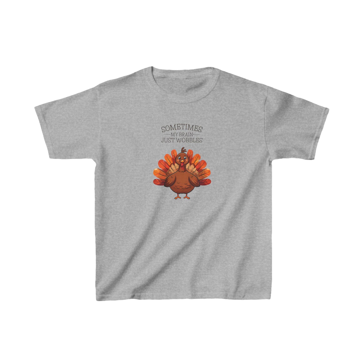 Kids Turkey Wobble Tee (Boys and Girls)