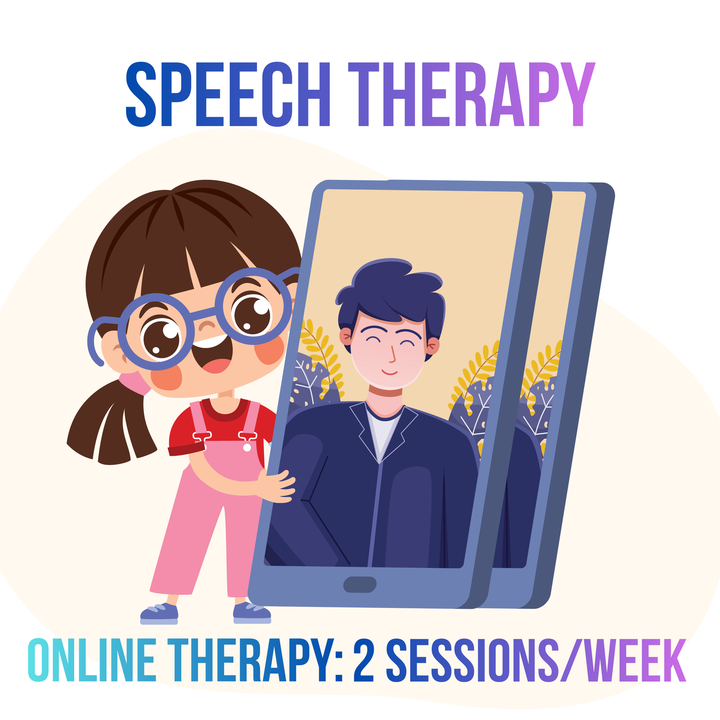 Online Speech Therapy (SLP) | 2 Sessions Per Week | 4 Weeks Subscription