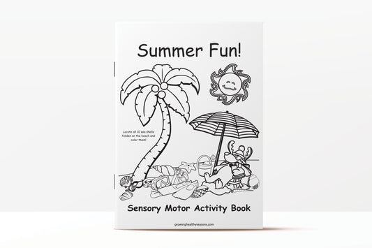 Summer Fun Sensory Motor Activity Book