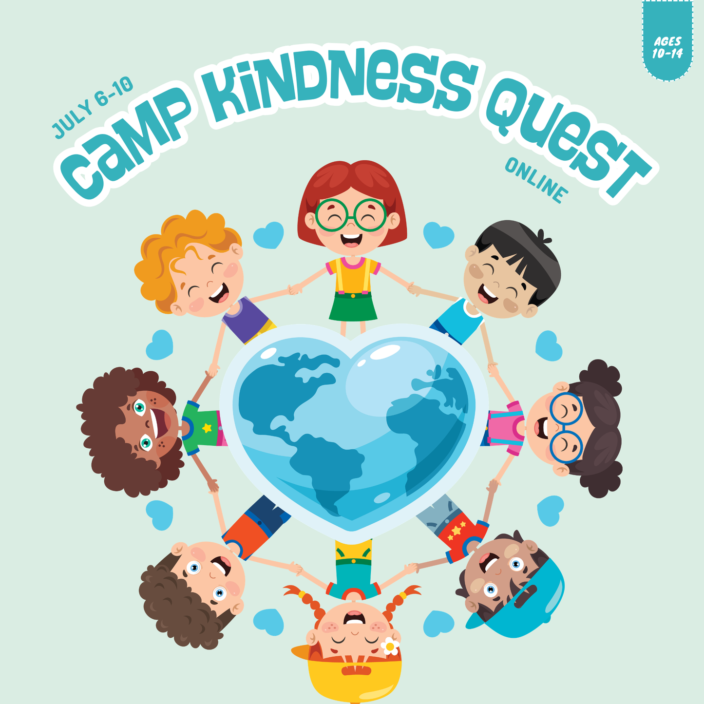 2026 Summer Camp | Camp Kindness Quest | Ages 10-14 | July 6–10 | Online Only