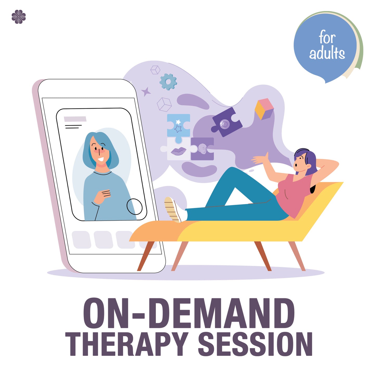 On-Demand One-Hour Therapy Session for Adult (ages 18+)